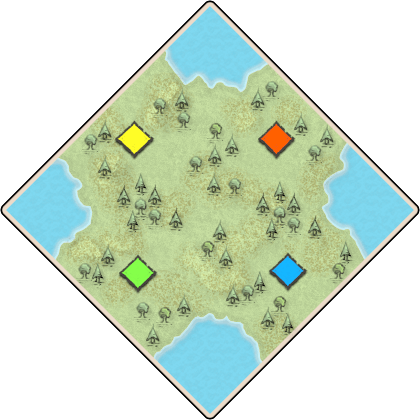 Four Lakes minimap